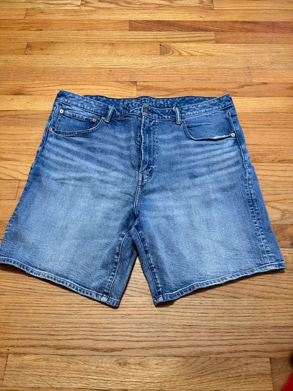 American Eagle Outfitters Light Blue Denim Jean Shorts